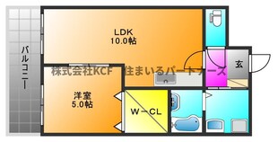 カーサヴェルデ宮ノ陣の物件間取画像